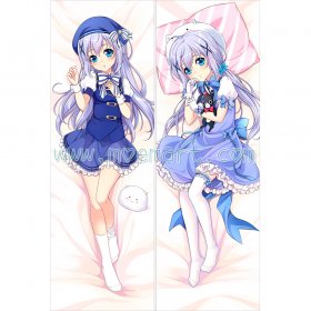 Is The Order a Rabbit Dakimakura Kafuu Chino Body Pillow Case 03