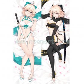 Fate/Grand Order Dakimakura Saber Okita Souji Body Pillow Case 10