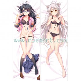 Owarimonogatari Dakimakura Tsubasa Hanekawa Body Pillow Case